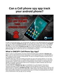 Phone Spy App